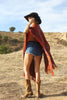 "Indian Summer" Handwoven  Wrap/Poncho