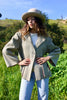 Mid - Century Ganscraft / Chimayo Hand Woven Wool Jacket Oretgas