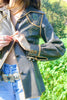 1960s North Beach Leather Whipstitched Custom Leather Shirt