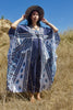 The Ultimate 1970s Goddess Dress Cotton Block Print Caftan part II Deadstock