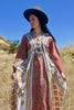 The Ultimate 1970s Goddess Dress Cotton Block Print Caftan Part III