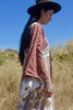 The Ultimate 1970s Goddess Dress Cotton Block Print Caftan Part III
