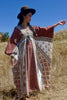 The Ultimate 1970s Goddess Dress Cotton Block Print Caftan Part III
