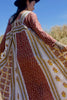 The Ultimate 1970s Goddess Dress Cotton Block Print Caftan Part III