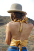 "Mountain Mama" 1970s Handmade Deerskin Halter Top