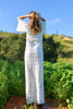1970s Handmade Cotton Crochet Maxi Dress