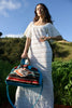 1970s Handmade Cotton Crochet Maxi Dress