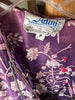 1970s Gauzy Purple Adini Indian Dress