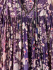 1970s Gauzy Purple Adini Indian Dress