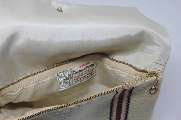 1930s Classic Mint Condition Handwoven Chimayo Clutch Thunderbird