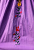 "Pretty Purple" Vintage Hand Embroidered Oaxacan Maxi Dress