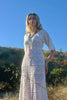 "The Sharon" 1970s Hand Crochet Maxi Dress