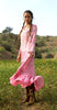 Stunning Vintage Adini Gauzy Indian Cotton Dress Circa 1970s