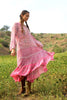 Stunning Vintage Adini Gauzy Indian Cotton Dress Circa 1970s