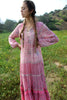 Stunning Vintage Adini Gauzy Indian Cotton Dress Circa 1970s