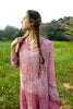 Stunning Vintage Adini Gauzy Indian Cotton Dress Circa 1970s