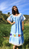 Baby Blue Mexican Dress