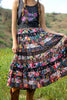 "Mountain Mama" Petticoat Patchwork Maxi Skirt