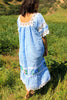 Baby Blue Mexican Dress
