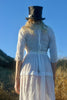 "Bellas Hess" Victorian Eyelet and Lace FIne Cotton Dress Circa Early Century ORIGINAL LABEL!