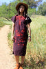 Overdyed Vintage Hand Embroidered Mexican Dress