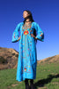 "Cosmic Folk"  RARE 1970s Hand Embroidered Egyptian Maxi Dress