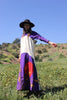 RESERVED "Blood Moon II" 1970s Mama Carlota Handmade Maxi Dress