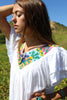 "Summer Ready" Vintage Gauzy Oaxacan Dress