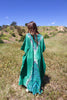 "Emerald Kaftan" Vintage Indian Cotton Kaftan