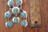 Reserved 1960s 1970s Sterling and Turquoise Navajo Squash Blossom