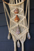 One-of-A-Kind 1970s Macrame Shell Wall Sculpture