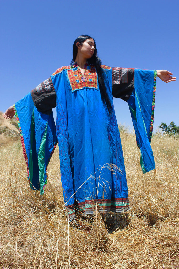 "Cosmic Festival" Out of this World Vintage Handmade Bedouin Kaftan
