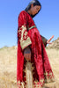 RESERVED Antique Afghani Wedding Gown Hand made Silk Velvet