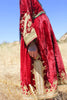 RESERVED Antique Afghani Wedding Gown Hand made Silk Velvet