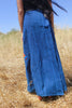 Vintage Guatemalan Indigo Wrap Skirt Circa ~ 1970s