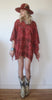 1970s Handwoven Indian Block Print Tunic Size Medium