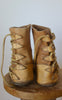 RARE Custom Handmade Elk Moccasins with Horn Buttons 6-6.5