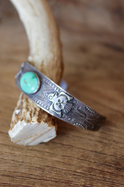 Detailed Thunderbird Native American Fred Harvey Era Cuff – Honeywood