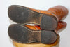 1970s Tall Knee High Lace_Up Campus Boots Leather Boots with Gum Soles 8.5