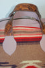 Honeywood Original "Gypsy Overnighter" Bag Antique Chimayo Textile and Deerskin Carpet Bag