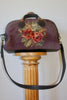 Honeywood Original "Gypsy Overnighter" Antique Needlepoint Elk Skin Carpet Bag