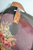 Honeywood Original "Gypsy Overnighter" Antique Needlepoint Elk Skin Carpet Bag