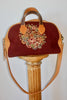 Honeywood Original "Gypsy Overnighter" Bag Antique Needlepoint Carpet Bag