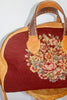 Honeywood Original "Gypsy Overnighter" Bag Antique Needlepoint Carpet Bag