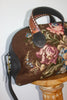 Honeywood Original One of a Kind Handmade Overnighter Bag Antique Needlepoint and Elk