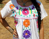 Vintage Mexican Maxi Hand Embroidered Wedding Dress