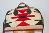 Honeywood Original Overnighter Bag Antique Navajo Textile with Elk Hide One of a Kind
