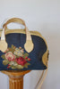 Honeywood Original "Gypsy Overnighter" Elk Hide NeedlePoint Carpet Bag
