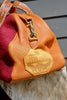 Honeywood Original Antique Needlepoint Overnighter Bag Elk Hide