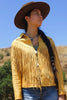 "Cowgirl In the Sand" Artisan Made 1970s Deerskin Fringe Jacket